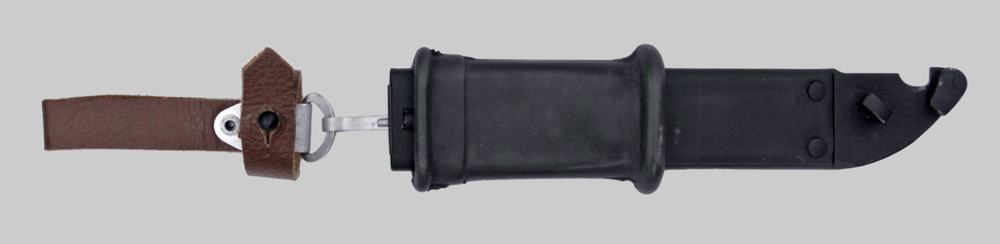 Image of AKM Type One scabbard and belt hanger.