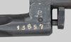 Thumbnail image of russian m1891/30 bayonet with refurbishment mark.