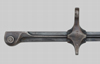 Thumbnail image of Swiss M1889/92 Cyclist's Bayonet.