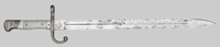 Thumbnail image of Argentine aluminum grip M1891 bayonet.