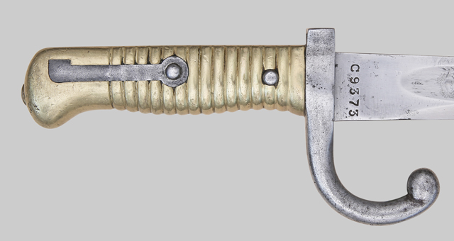Image of the Argentine M1891/31 Engineer's Carbine bayonet.