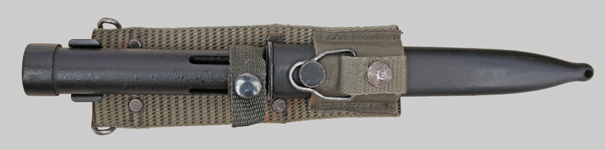 Image of an Argentine Tempex-style FAL belt frog.