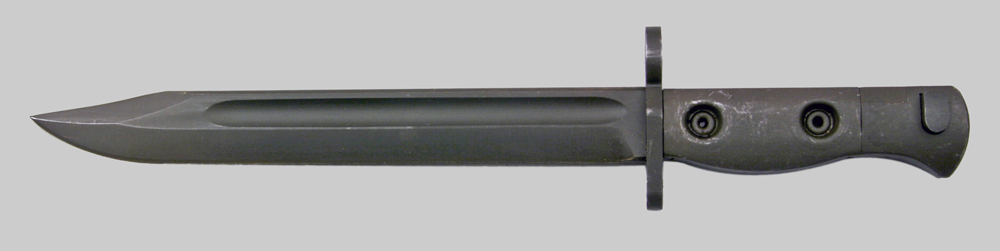 Image of Australian L1A2 knife bayonet with round fuller.