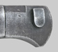 Thumbnail image of Australian L1A2 bayonet used with the 9 mm. F1 submachine gun