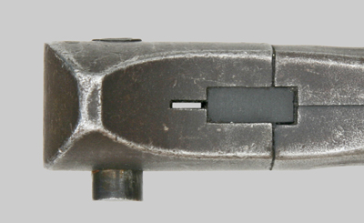 Image of Australian early L1A2 knife bayonet with squared fuller.