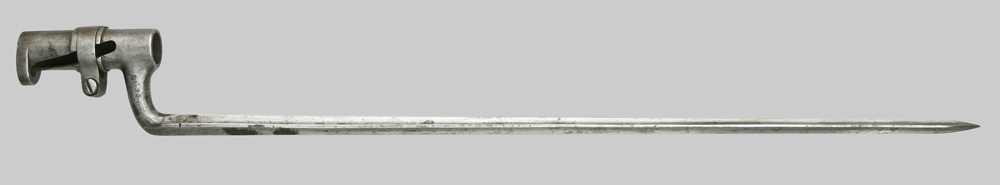 Image of Austrian M1854 socket bayonet used with the Lorenz rifle.