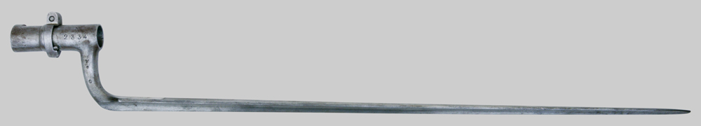 Image of Belgian M1867 Albini-Braendlin socket bayonet.