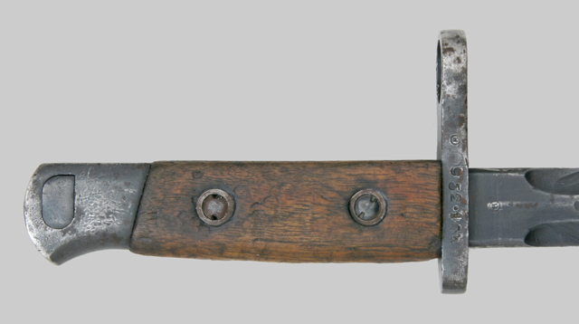 Image of shortened Belgium M1916 bayonet.