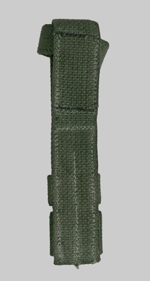 Image of Belgian synthetic web bayonet belt frog