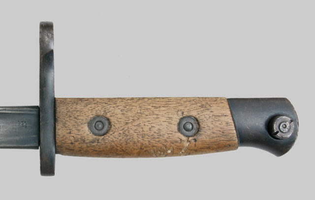 Image of Belgium M1916-35 bayonet with Gras blade.