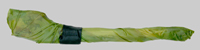 Thumbnail image of British No. 4 spike bayonet packed in mineral oil preservative.