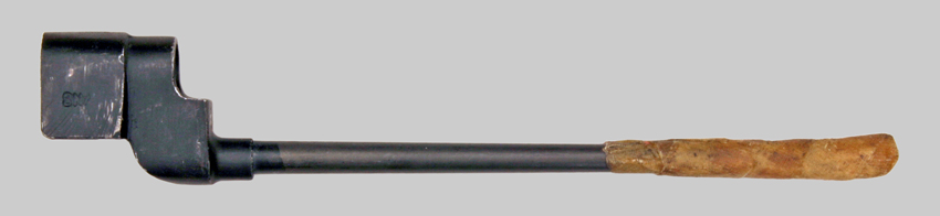 Image of British No. 4 Mk. II* spike bayonet With Point Wrapped in Wax-Impregnated Fabric