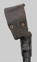 Thumbnail image of British No. 4 Mk. I scabbard with integral leather belt frog.