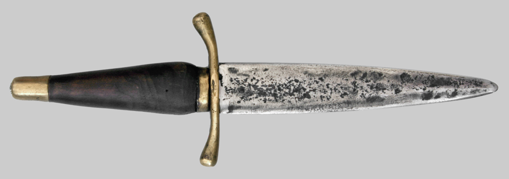 Image of Britain military style plug bayonet.
