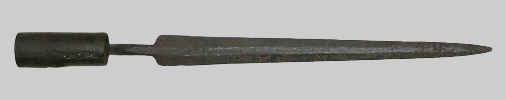 Image of Long Shank Dutch/Liege socket bayonet