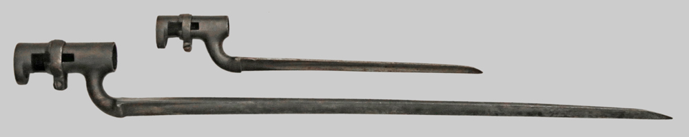 Miniature and Full-Size British Pattern 1853 Bayonet Comparison