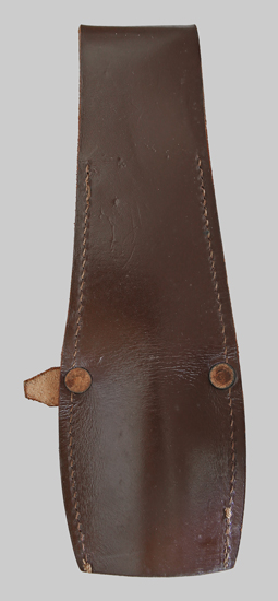 Image of British Brown Leather Sword Bayonet Frog Mark II