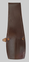 Thumbnail image of British Mark II brown leather belt frog