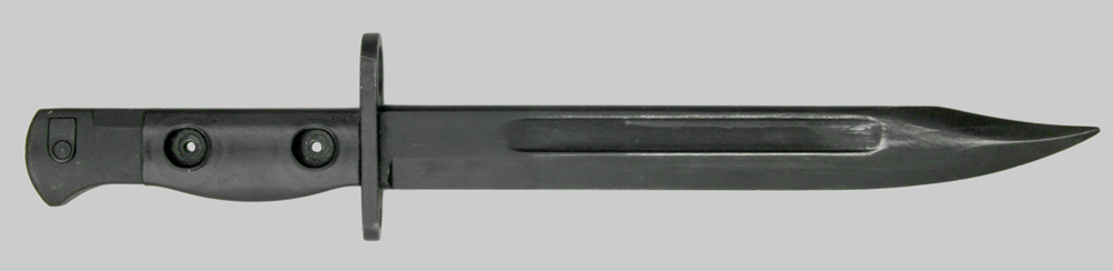 Image of British L1A3 knife bayonet with short fuller.