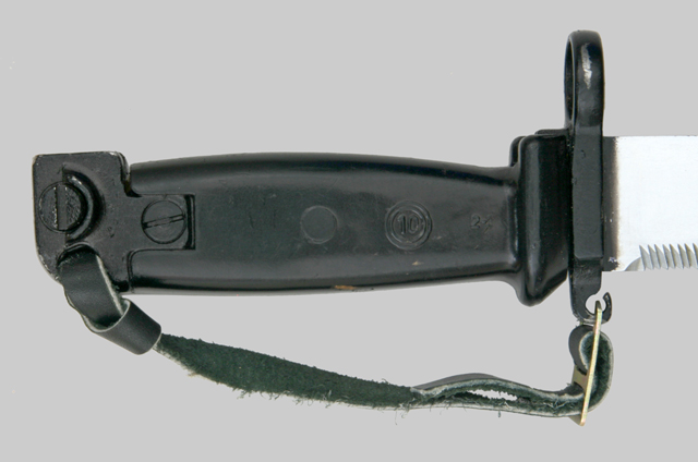 Image of Bulgarian Black AKM Type II bayonet.