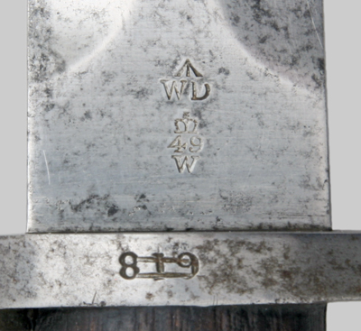 Image of Canadian Pattern 1888 bayonet