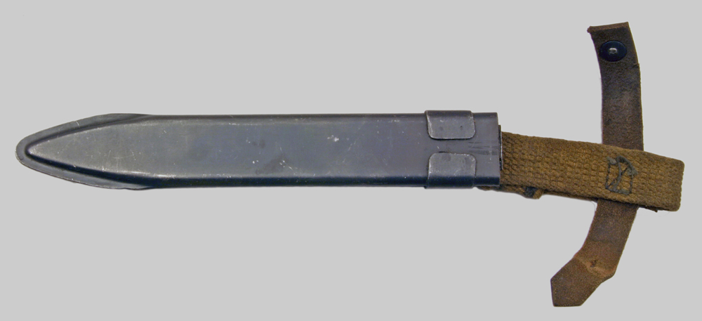 Image of a modified Cuban AKM bayonet.