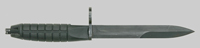 Thumbnail image of Danish M1975 (G3) knife bayonet.