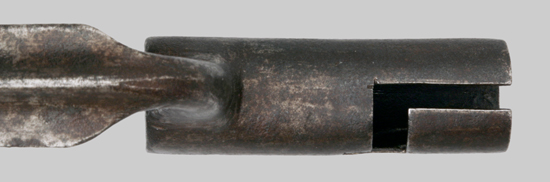 Image of France M1754 style cadet or officer's fusil bayonet.