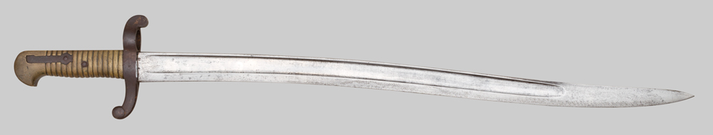 Image of French M1842 sword bayonet.