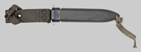 Thumbnail image of M7 bayonet produced in Germany
