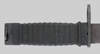 Thumbnail image of KCB-77 bayonet with AES hexagons trademark.