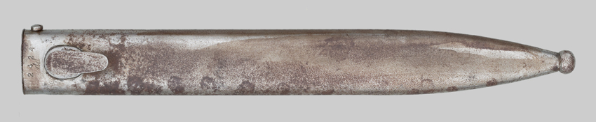 Image of Germany M1884/98 Third Pattern Bayonet with Riveted Grip.