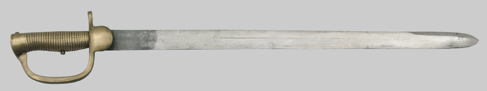 Image of a Pattern 1801 Baker Sword Bayonet.