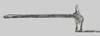 Thumbnail image of Indo-Persian Torador Matchlock Bayonet (Sangin)