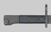 Thumbnail image of Israeli Uzi submachine gun bayonet.