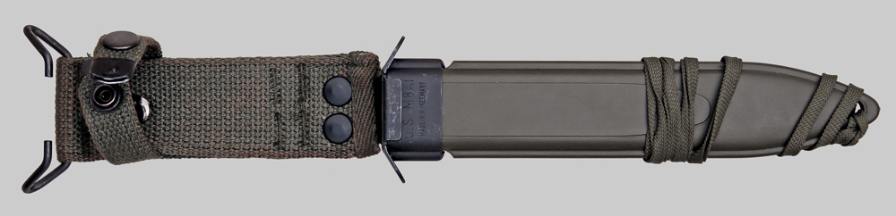 Image of Israeli IMI M7 bayonet knife.