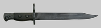 Thumbnail image of Malaysian modification of the No. 5 Mk. I knife bayonet.