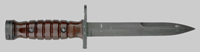Thumbnail image of Netherlands M4 knife bayonet.