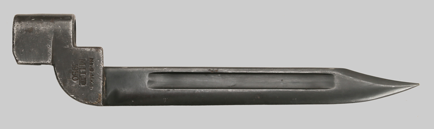 Image of Pakistani 1950-dated Metal Industries Ltd No. 9 Mk. I socket bayonet.