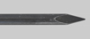 Thumbnail image of Ingram M6 rod bayonet used by Peru