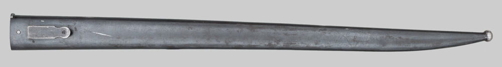 Image of Portuguese M1885 sword bayonet used with the 8 mm. M1886 Kropatshek rifle.