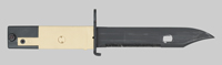Thumbnail image of Saudi Arabia KCB-77 M6 knife bayonet.