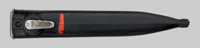 Thumbnail image of South African R1 bayonet with plastic scabbard.