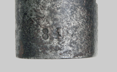 Image of Spanish M1871 socket bayonet