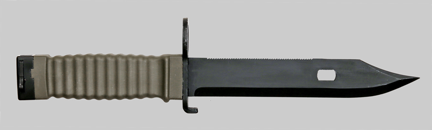 Image of Spanish KCB-77 M1/KH-JS bayonet used with the G36 assault rifle.