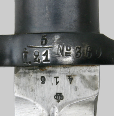 Image of Swedish m/1896 bayonet