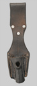 Thumbnail image of Turkish leather belt frog for the No. 4 spike bayonet