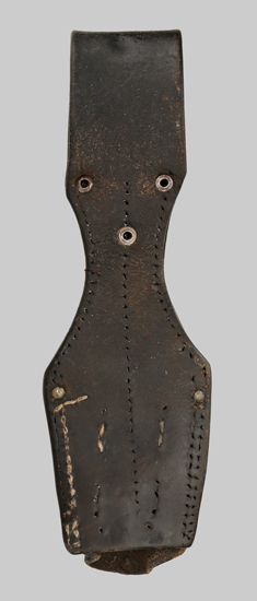 Image of Turkish leather belt frog for the No. 4 spike bayonet