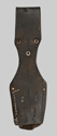 Thumbnail image of Turkish leather belt frog for the No. 4 spike bayonet