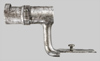 Thumbnail image of early U.S. fencing bayonet based on the M1835 socket bayonet